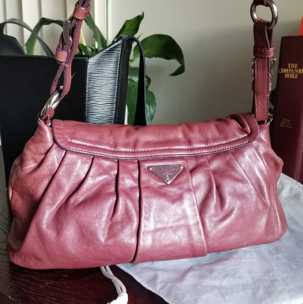 Prada  croc leather  baguette  bag - Picture 10 of 14